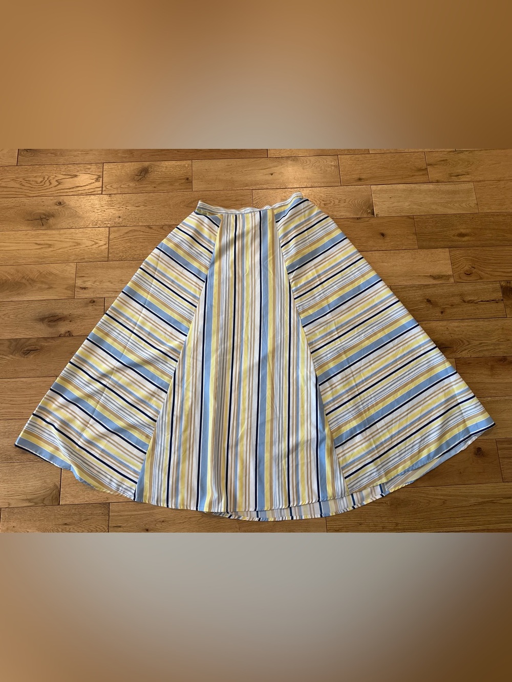 Vintage 90s Anthony Richards striped a-line maxi skirt